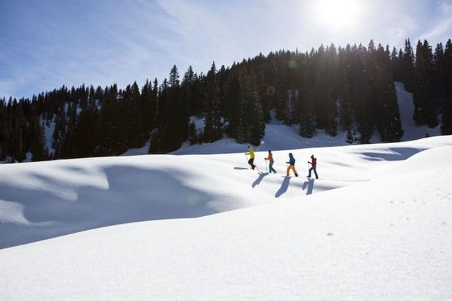 Schneeschuhwandern - Winterurlaub im Montafon